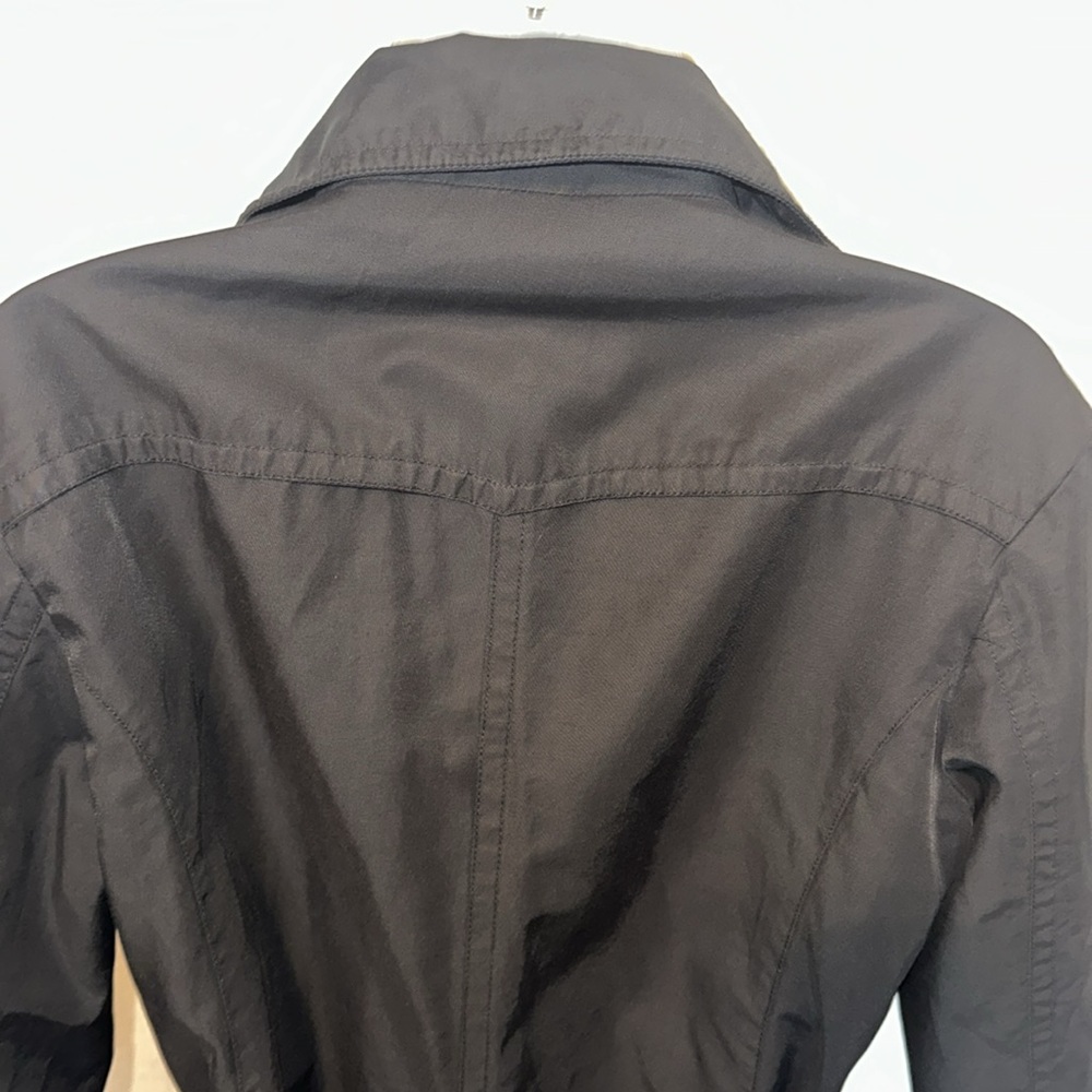 Classic Black Trench Coat - Picture 9 of 11